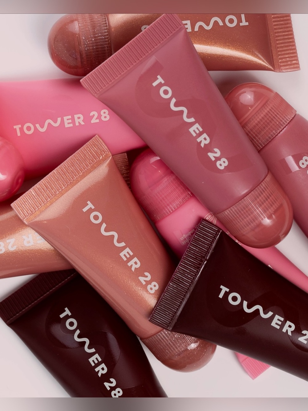Tower 28 Beauty Lil' Softies 2.0 Lip Treatment Set of four tinted lip balms. NIB - Picture 5 of 7